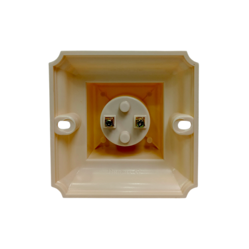 BRIGHT-G Fitting Tempat Lampu Plafon Atap Tempel Kotak Besar Putih