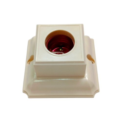 BRIGHT-G Fitting Tempat Lampu Plafon Atap Tempel Kotak Besar Putih