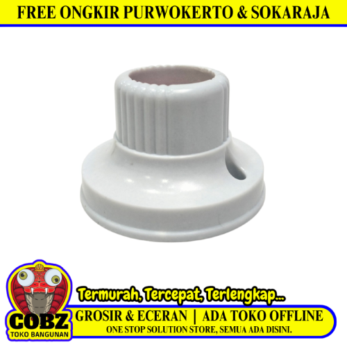 SHENGWEI 365 Fitting Tempat Lampu Plafon Atap Tempel Bulat Kecil Putih