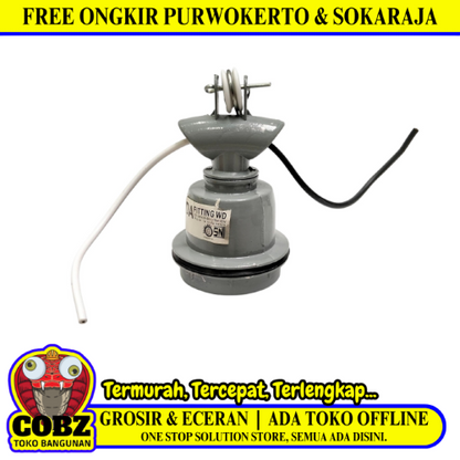 COSCO REIDA  Fitting Lampu Gantung Taman Outdoor Jalan Abu Abu