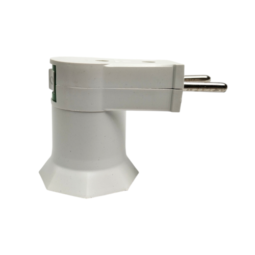 PIOLINE PL-A99 Fitting Lampu Saklar Steker Colok Dinding Tidur + Switch Putih