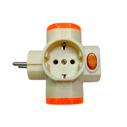 3 LB / TRM Steker Stop Kontak Colokan Serbaguna 3 in 1 + Switch