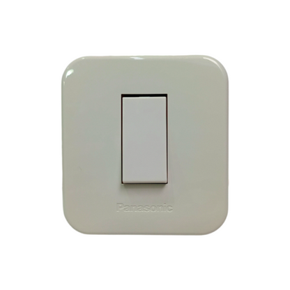 PANASONIC WSJ3001 Saklar Tunggal Single Engkel 1 Gang Tempel OB Outbow Putih
