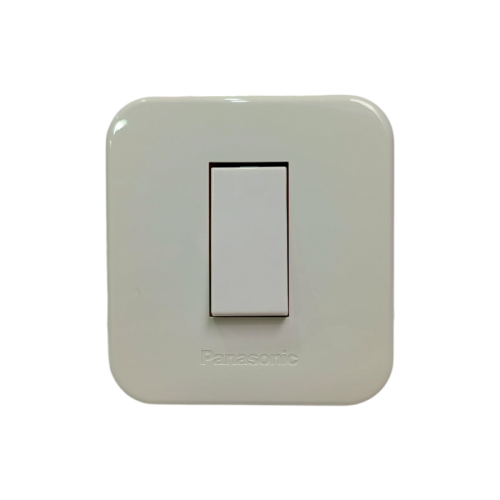 PANASONIC WSJ3001 Saklar Tunggal Single Engkel 1 Gang Tempel OB Outbow Putih