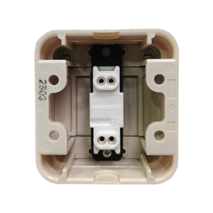 PANASONIC WSJ3001 Saklar Tunggal Single Engkel 1 Gang Tempel OB Outbow Putih