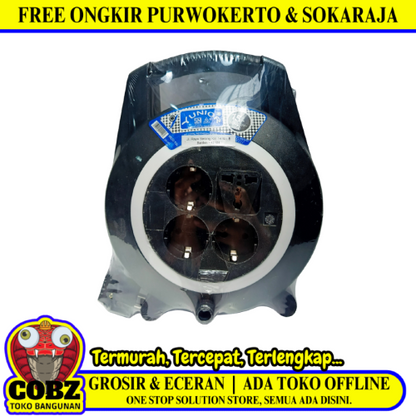 15 M / LOYAL YUNIOR LY-111 Kabel Roll Stop Kontak Colokan Full Tembaga Standar