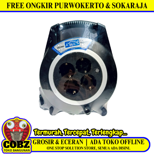 15 M / LOYAL YUNIOR LY-111 TK 3 Kabel Roll Stop Kontak Colokan Full Tembaga Standar