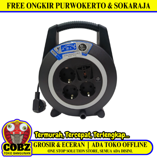 10 M /  LOYAL YUNIOR LY-110 Kabel Roll Stop Kontak Colokan Full Tembaga Standar