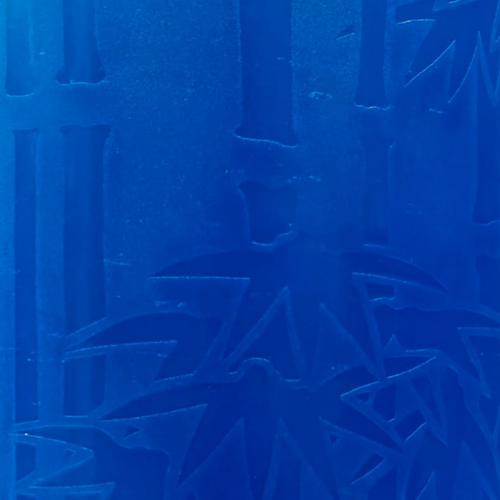 0.6 MM x 100 CM / FLEXILON BAMBO Fiber Pintu Pagar Teras Blue Meter