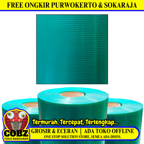 0.8 MM x 100 CM / FLEXILON STRIPLINE Fiber Pintu Pagar Teras Green Meter