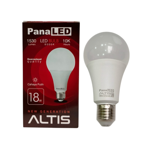 18 WATT / PANALED ALTIS LED Lampu Bohlam Bulb Moto Putih