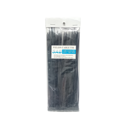 2,5 MM x 200 MM / SAB 01 Kabel Cable Ties Tali Ripet 20 CM Hitam Pack