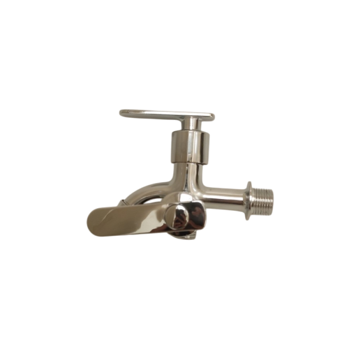1/2 IN / FAUCET 6033 Kran Air Cabang Double Shower Mesin Cuci Stainless
