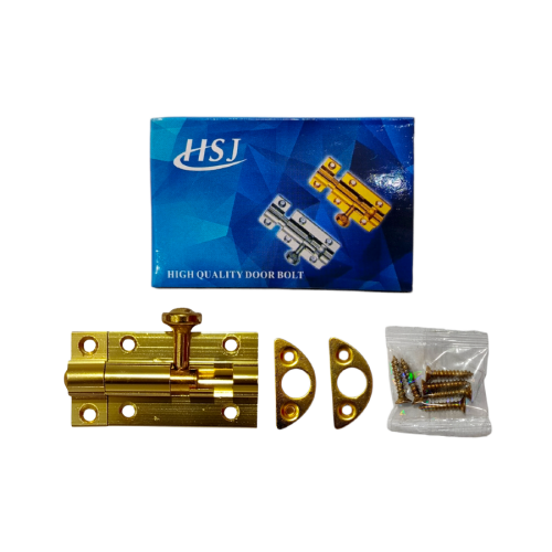 2 IN / HSJ 02 Grendel Kunci Slot Pintu Jendela Stainless