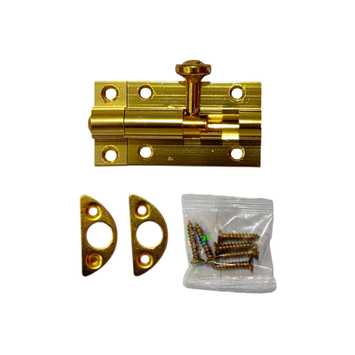 2 IN / HSJ 02 Grendel Kunci Slot Pintu Jendela Stainless