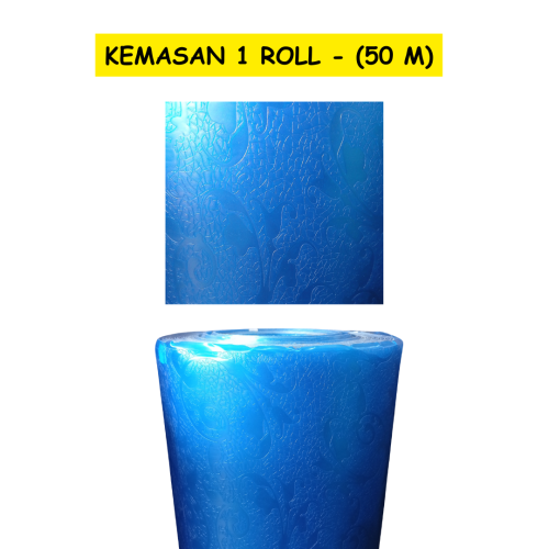 0.6 MM x 100 CM x 50 M / FLEXILON NEO Fiber Pintu Pagar Teras Blue Roll