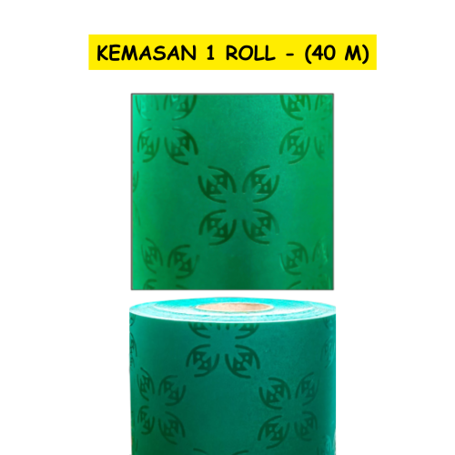 0.7 MM x 100 CM x 40 M / FLEXILON BATIQ Fiber Pintu Pagar Teras Green Roll