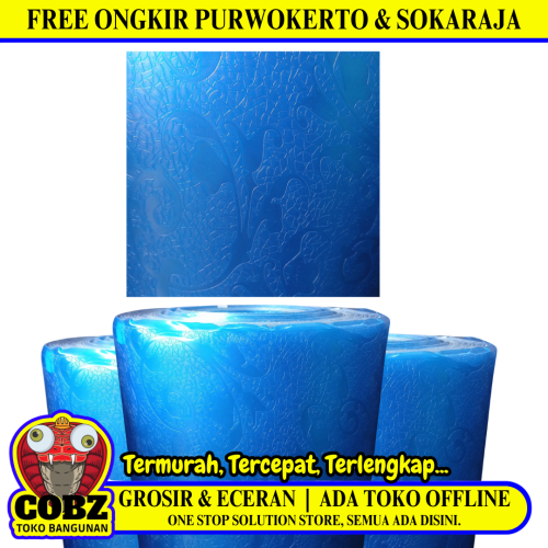 0.6 MM x 100 CM / FLEXILON NEO Fiber Pintu Pagar Blue Meter