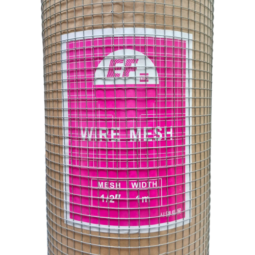 1/2 IN x 1/2 IN x 100 CM x  25 M / EF Kawat Ram Loket Ayakan Pasir Galvanis Roll