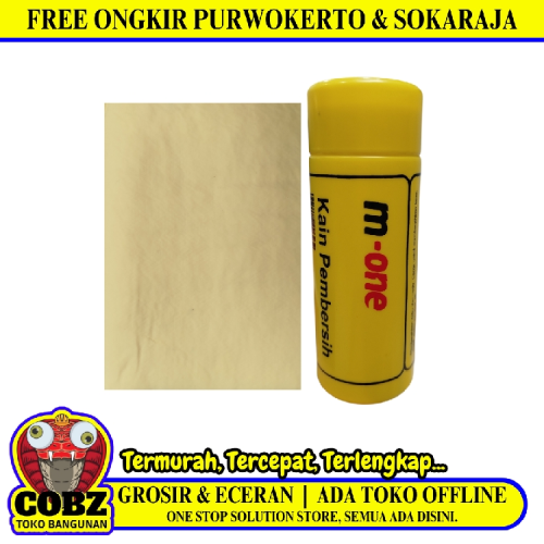 31.5 CM x 41.5 CM / M-ONE Lap Kanebo Chamois Mobil Motor + Tabung Set