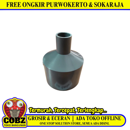 3 IN x 3/4 IN / RUCIKA AW Reducer Verlop Sok Flock Fitting Pipa PVC