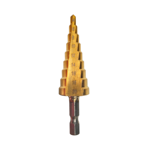 4 MM - 20 MM / SH022 Pagoda Mata Bor Besi Kayu PVC Spiral Step Cone Dril