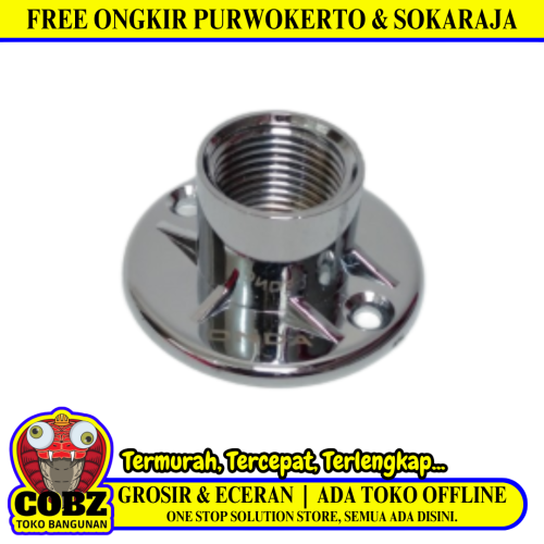 1/2 IN / ONDA AW Flange Drat Dalam Plendes Sambungan Fitting Pipa PVC