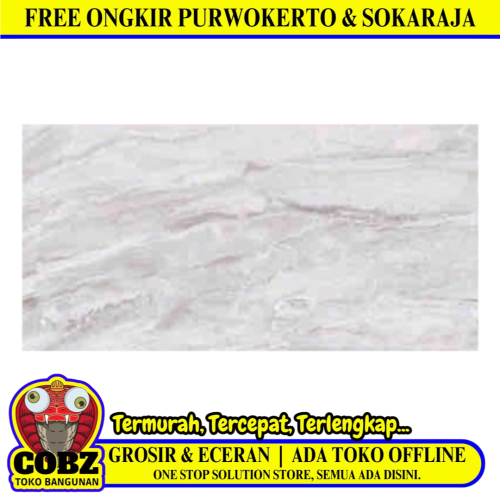 60 CM x 120 CM / SERENITY GLAZED POLISHED VERDE GREY Granit Dinding Kamar Mandi Glossy Dus