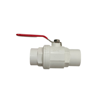 3/4 IN / GRT 501 Stop Kran Polos Ball Valve Engkol Plastik PVC