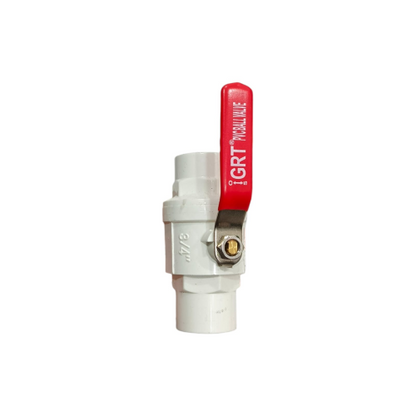 3/4 IN / GRT 501 Stop Kran Polos Ball Valve Engkol Plastik PVC