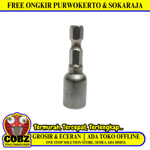 8 MM x 42 MM / CAMEL Mata Bor Kunci Sok Baut Baja Roofing Hex Ecer Biji