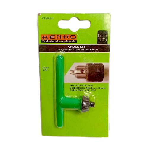 13 MM / KENKO Kunci Kepala Mesin Bor Hanging Drill Chuck Key Hijau