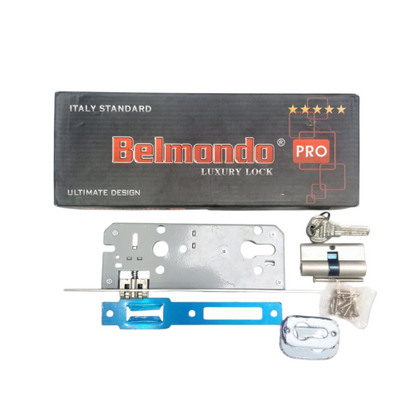 BELMONDO Slot Body Kunci Pintu Geser Lidah Mekar Sliding Door Set