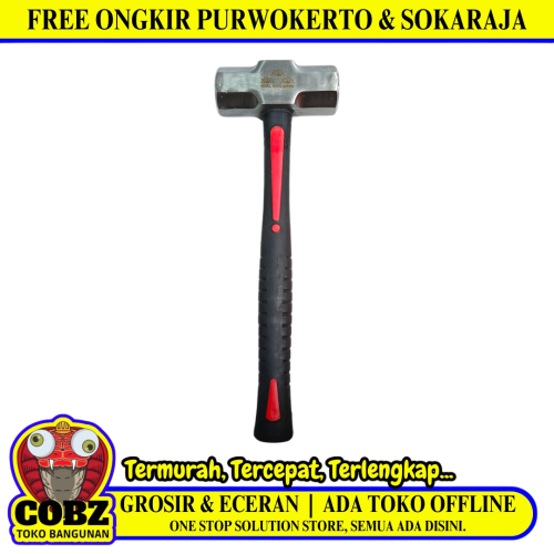 4 LB / CARL SCHLIEPER Palu Martil Bodem Batu Sledge Hammer Gagang Karet