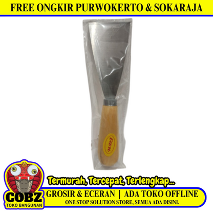 2 INCH / HDJ Sekrap Kape Scrapper Cat Perata Acian Gagang Bahan