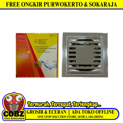 4IN / ISCO SGT 601 Saringan Got Leher Panjang Floor Drain Stainless