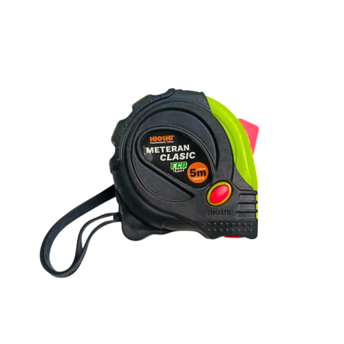 5 M / HIOSHI ECO CLASIC Meteran Alat Ukur Tukang Bangunan Measuring Tape