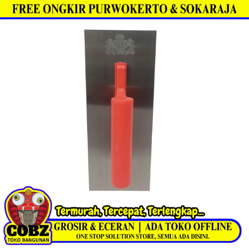 10 IN / GLX  Raskam Trowel Perata Acian Tembok Polos Beton Besi
