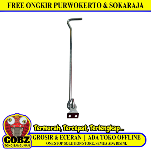 8 IN / VPR Hak Angin Cantol Penahan Jendela Window Hook Bahan