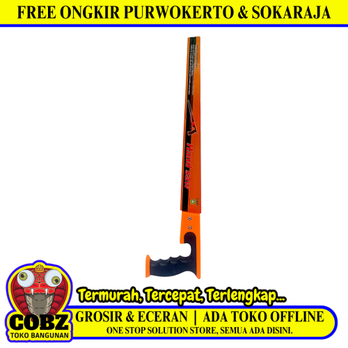 14 IN / CAB Gergaji Kayu Pohon Tangan Hand Saw Gagang Karet