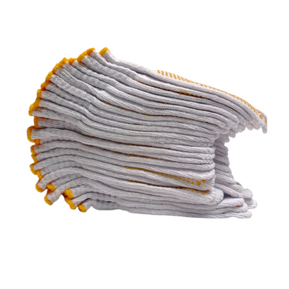 MATAHARI Sarung Tangan Benang Rajut Putih Kain Tukang Kerja Proyek Pack