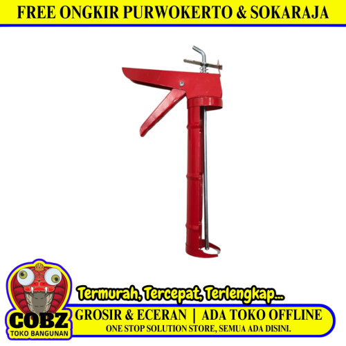 TOKIO Alat Tembakan Penyodok Lem Kaca Silicone Sealant Botol