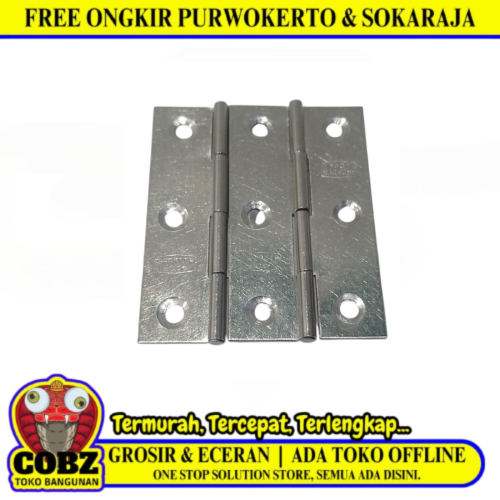 2IN / TOP Engsel Kupu Kupu Pintu Jendela Hinge Stainless Set