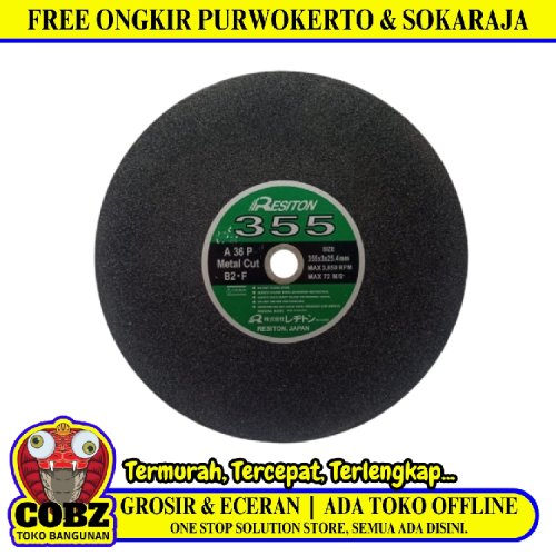 14 IN / RESITON 355 Metal Grinding Mata Gerinda Potong Cutting Besi Baja