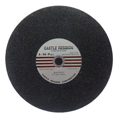 14 IN / CASTLE RESIBON A-30-P Metal Grinding Mata Gerinda Potong Cutting Besi Baja