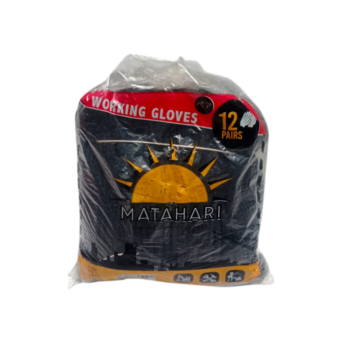 MATAHAI Sarung Tangan Benang Rajut Kain Tukang Kerja Proyek Sepasang