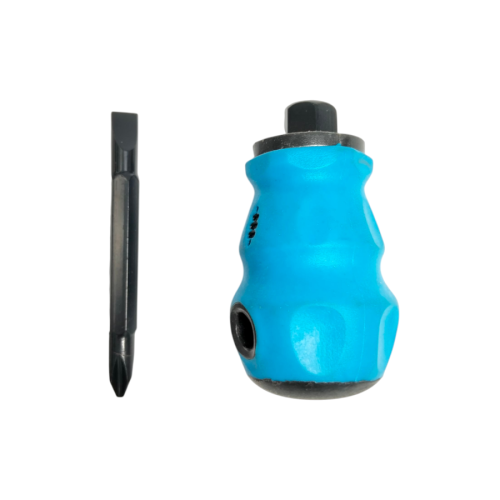 1 1/2 IN / COBZ Obeng Screwdriver Two Way Bolak Balik Plus Minus Mini Gagang Karet