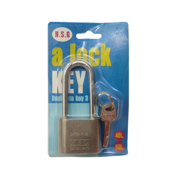 40 MM / HSG Gembok Pintu Pagar Padlock Anti Maling Leher Panjang