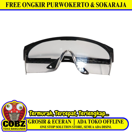 COBZ 01 Kacamata Las Safety Pelindung Welding Glasses Transparan