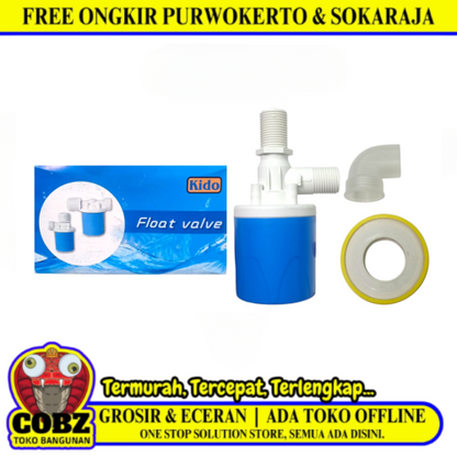 1/2 IN / KIDO VERTIKAL Pelampung Otomatis Torrent Water Level Control Stop Kran Set